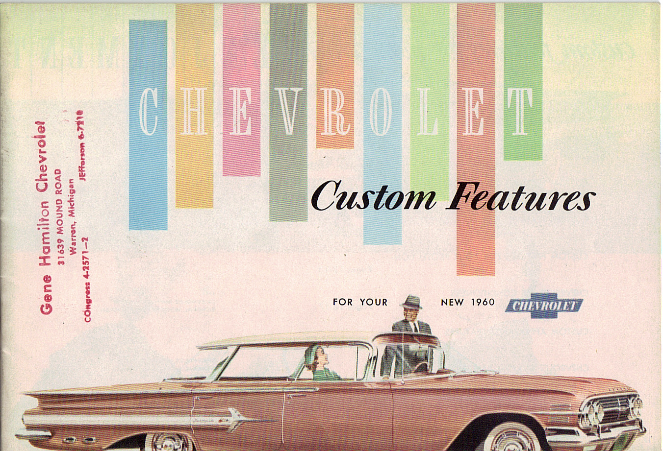 1960 Chevrolet Custom Features Brochure